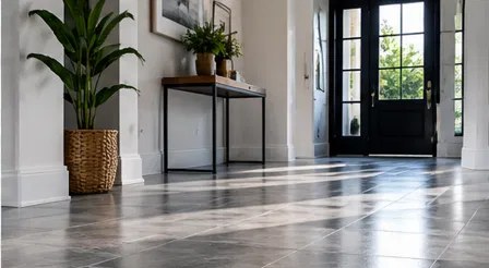 Residential tile flooring installed by JAC Tiling LLC
