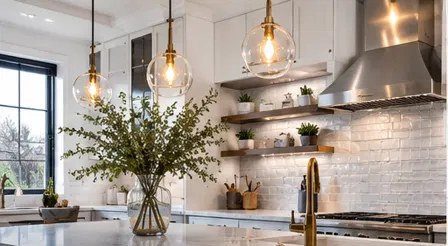 Custom kitchen tile installation by JAC Tiling LLC in Central Oregon